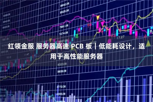 红领金服 服务器高速 PCB 板|低能耗设计,适用于高性能服务器